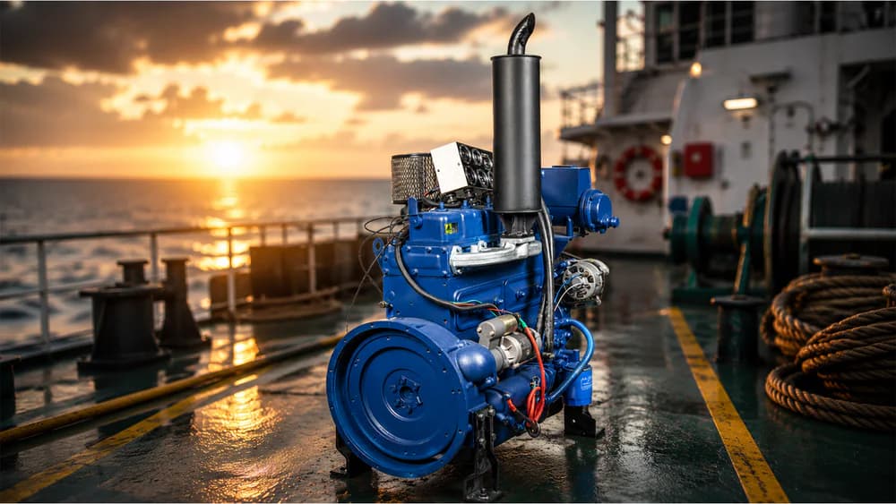 Stable Performance in the Sea: Here's the Advantage of Tianli 4105C Diesel Engine